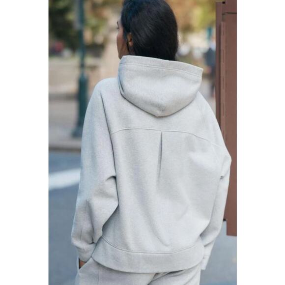 Anthropologie Daily Practice Sparkle Pullover Hooded Sweater - Picture 3 of 9